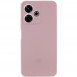 Чехол Silicone Cover Lakshmi Full Camera (AAA) with Logo для Xiaomi Redmi 13 4G / Poco M6 4G Розовый / Pink Sand