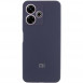 Чехол Silicone Cover Lakshmi Full Camera (AAA) with Logo для Xiaomi Redmi 13 4G / Poco M6 4G Темно-синий / Midnight blue