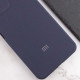 Чехол Silicone Cover Lakshmi Full Camera (AAA) with Logo для Xiaomi Redmi 13 4G / Poco M6 4G Темно-синий / Midnight blue - фото