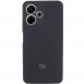 Чохол Silicone Cover Lakshmi Full Camera (AAA) with Logo для Xiaomi Redmi 13 4G / Poco M6 4G Чорний / Black