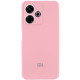 Чехол Silicone Cover Lakshmi Full Camera (AAA) with Logo для Xiaomi Redmi 13 4G / Poco M6 4G Розовый / Light pink - фото