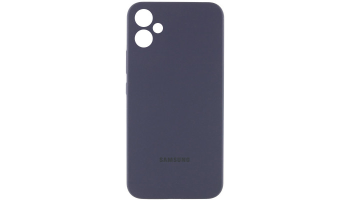 Чехол Silicone Cover Lakshmi Full Camera (AAA) with Logo для Samsung Galaxy A06 Серый / Dark Gray - фото