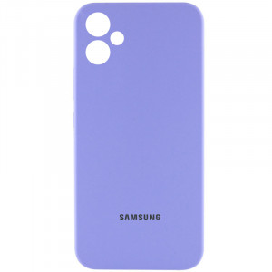 Чехол Silicone Cover Lakshmi Full Camera (AAA) with Logo для Samsung Galaxy A06 Сиреневый / Dasheen