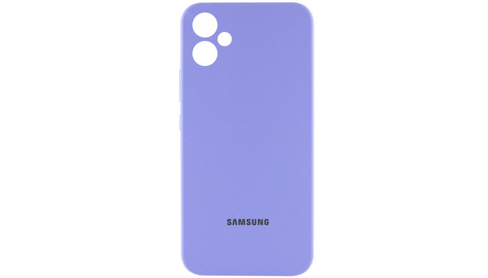 Чехол Silicone Cover Lakshmi Full Camera (AAA) with Logo для Samsung Galaxy A06 Сиреневый / Dasheen - фото