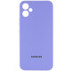 Чехол Silicone Cover Lakshmi Full Camera (AAA) with Logo для Samsung Galaxy A06 Сиреневый / Dasheen - фото