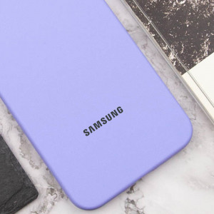 Чехол Silicone Cover Lakshmi Full Camera (AAA) with Logo для Samsung Galaxy A06 Сиреневый / Dasheen