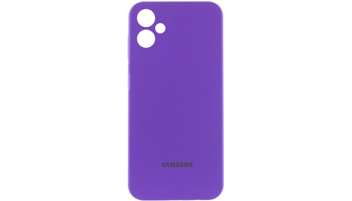 Чехол Silicone Cover Lakshmi Full Camera (AAA) with Logo для Samsung Galaxy A06 Фиолетовый / Amethyst - фото