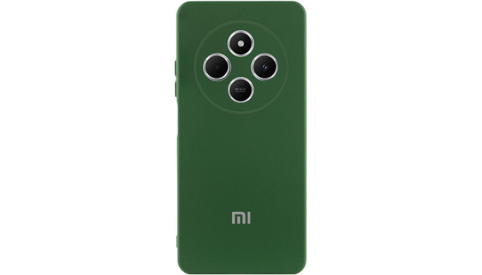 Чохол Silicone Cover Lakshmi Full Camera (AAA) with Logo для Xiaomi Redmi 14C / Poco C75 Зелений / Cyprus Green - фото