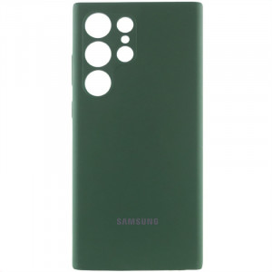 Чохол Silicone Cover Lakshmi Full Camera (AAA) with Logo для Samsung Galaxy S25 Ultra Зелений / Cyprus Green