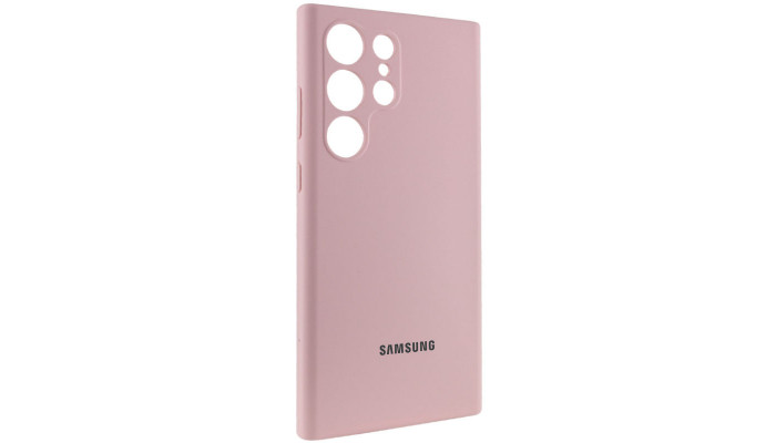 Чохол Silicone Cover Lakshmi Full Camera (AAA) with Logo для Samsung Galaxy S25 Ultra Рожевий / Pink Sand - фото