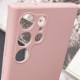 Чохол Silicone Cover Lakshmi Full Camera (AAA) with Logo для Samsung Galaxy S25 Ultra Рожевий / Pink Sand - фото