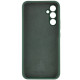 Чехол Silicone Cover Lakshmi Full Camera (AAA) with Logo для Samsung Galaxy S25 Зеленый / Cyprus Green - фото