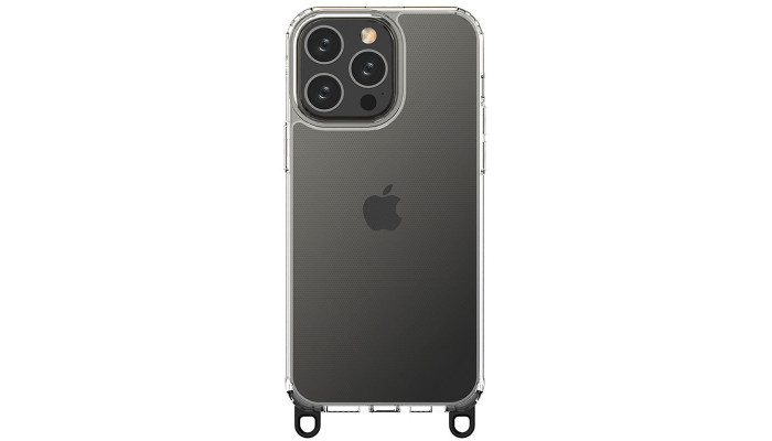 Чехол TPU Transparent with Straps для Apple iPhone 12 Pro / 12 (6.1