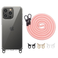 Чехол TPU Transparent with Straps для Apple iPhone 12 Pro Max (6.7