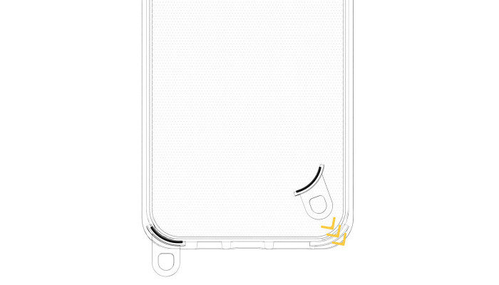 Чохол TPU Transparent with Straps для Apple iPhone 13 / 14 (6.1