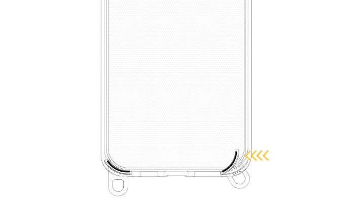 Чехол TPU Transparent with Straps для Apple iPhone 13 / 14 (6.1