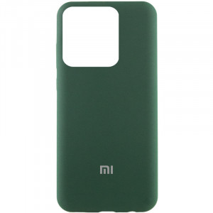 Чехол Silicone Cover Lakshmi (AAA) with Logo для Xiaomi Poco X6 / Note 13 Pro 5G Зеленый / Cyprus Green