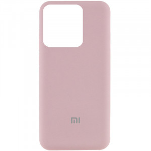 Чехол Silicone Cover Lakshmi (AAA) with Logo для Xiaomi Poco X6 / Note 13 Pro 5G Розовый / Pink Sand