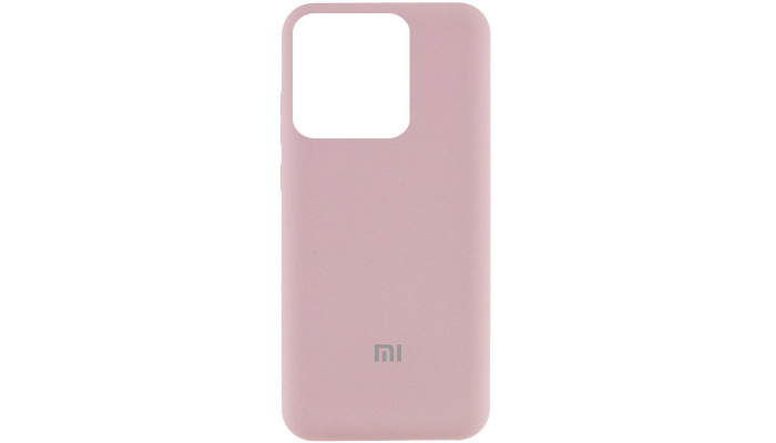 Чехол Silicone Cover Lakshmi (AAA) with Logo для Xiaomi Poco X6 / Note 13 Pro 5G Розовый / Pink Sand - фото