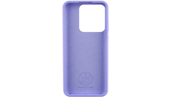 Чехол Silicone Cover Lakshmi (AAA) with Logo для Xiaomi Poco X6 / Note 13 Pro 5G Сиреневый / Dasheen - фото