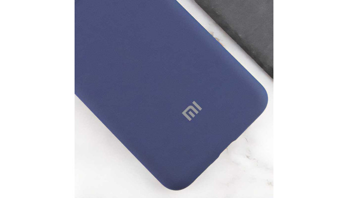 Чехол Silicone Cover Lakshmi (AAA) with Logo для Xiaomi Poco X6 / Note 13 Pro 5G Темно-синий / Midnight blue - фото