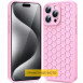 Чохол TPU Honeycomb для Xiaomi Redmi 9C Рожевий / Light pink