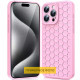 Чохол TPU Honeycomb для Xiaomi Redmi 9C Рожевий / Light pink - фото