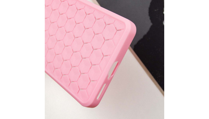 Чехол TPU Honeycomb для Xiaomi Redmi Note 11 Pro 4G/5G / 12 Pro 4G Розовый / Light pink - фото