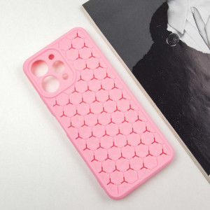 Чехол TPU Honeycomb для Xiaomi Redmi 12 Розовый / Light pink