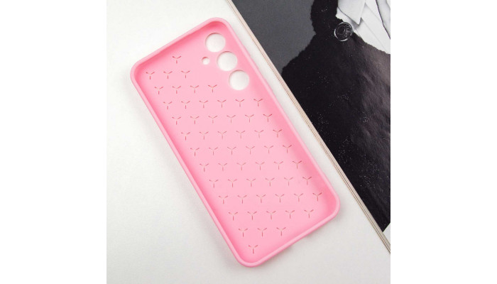 Чохол TPU Honeycomb для Samsung Galaxy A35 Рожевий / Light pink - фото