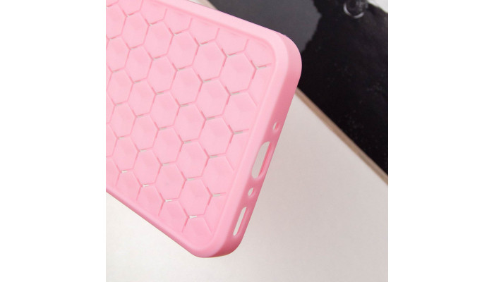 Чохол TPU Honeycomb для Samsung Galaxy A35 Рожевий / Light pink - фото