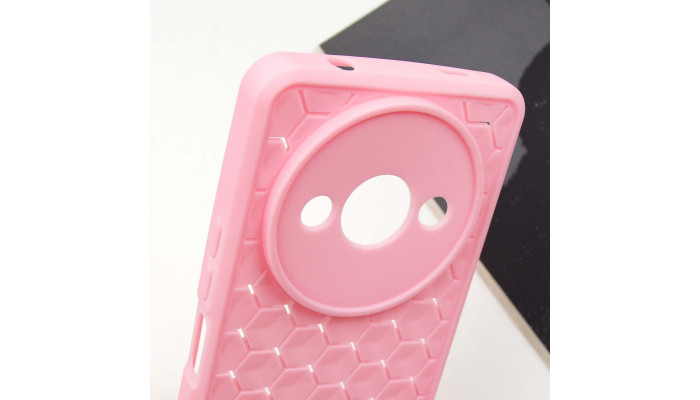 Чохол TPU Honeycomb для Xiaomi Redmi A3 Рожевий / Light pink - фото