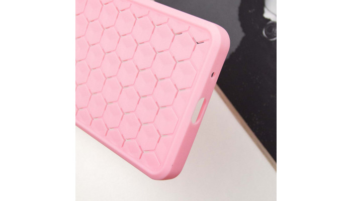 Чехол TPU Honeycomb для Xiaomi Redmi A3 Розовый / Light pink - фото