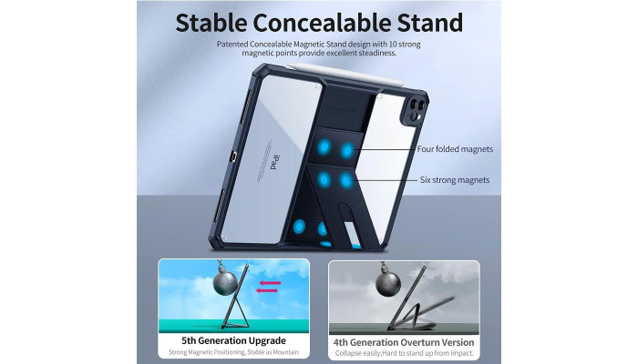 TPU+PC чехол Xundd Stand c усиленными углами для Apple iPad Pro 11