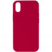 Чохол Silicone Case Full Protective (AA) NO LOGO для Apple iPhone XR (6.1") Червоний / Rose Red