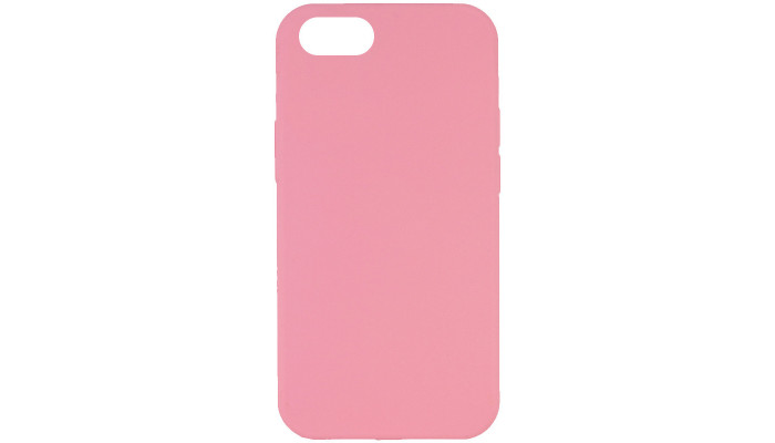 Чехол Silicone Case Full Protective (AA) NO LOGO для Apple iPhone SE (2020) Розовый / Light pink - фото