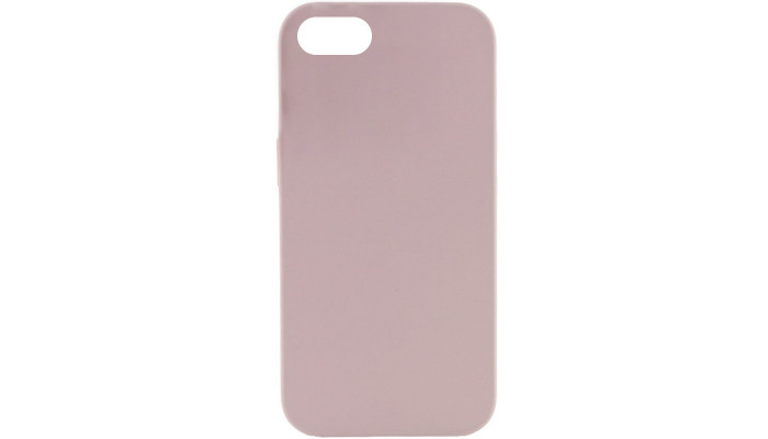 Чехол Silicone Case Full Protective (AA) NO LOGO для Apple iPhone SE (2020) Серый / Lavender - фото