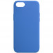 Чехол Silicone Case Full Protective (AA) NO LOGO для Apple iPhone SE (2020) Синий / Capri Blue