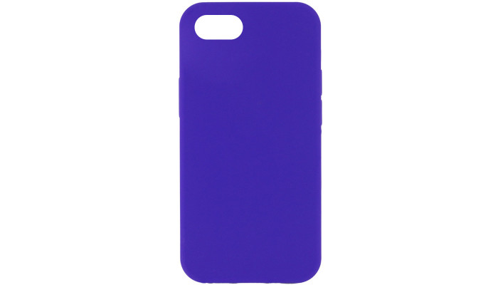 Чехол Silicone Case Full Protective (AA) NO LOGO для Apple iPhone SE (2020) Фиолетовый / Ultra Violet - фото