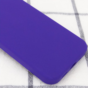 Чехол Silicone Case Full Protective (AA) NO LOGO для Apple iPhone SE (2020) Фиолетовый / Ultra Violet