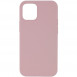 Чохол Silicone Case Full Protective (AA) NO LOGO для Apple iPhone 12 Pro / 12 (6.1") Рожевий / Pink Sand