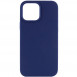 Чохол Silicone Case Full Protective (AA) NO LOGO для Apple iPhone 12 Pro / 12 (6.1") Синій / Deep navy