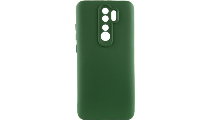 Чохол Silicone Cover Lakshmi Full Camera (AA) для Xiaomi Redmi Note 8 Pro Зелений / Dark green - фото