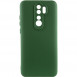 Чехол Silicone Cover Lakshmi Full Camera (AA) для Xiaomi Redmi Note 8 Pro Зеленый / Dark green