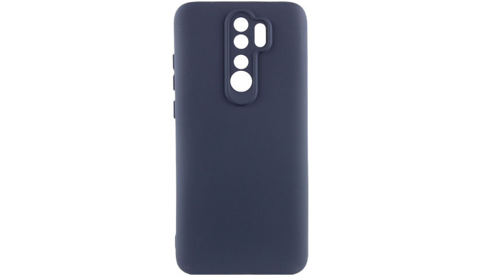 Чехол Silicone Cover Lakshmi Full Camera (AA) для Xiaomi Redmi Note 8 Pro Синий / Midnight Blue - фото