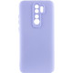 Чохол Silicone Cover Lakshmi Full Camera (AA) для Xiaomi Redmi Note 8 Pro Бузковий / Dasheen - фото