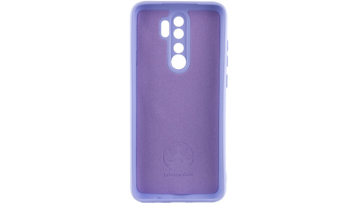 Чехол Silicone Cover Lakshmi Full Camera (AA) для Xiaomi Redmi Note 8 Pro Сиреневый / Dasheen - фото