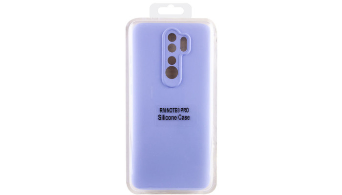 Чехол Silicone Cover Lakshmi Full Camera (AA) для Xiaomi Redmi Note 8 Pro Сиреневый / Dasheen - фото