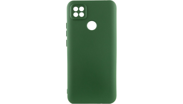 Чехол Silicone Cover Lakshmi Full Camera (AA) для Xiaomi Redmi 9C Зеленый / Dark green - фото