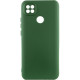 Чехол Silicone Cover Lakshmi Full Camera (AA) для Xiaomi Redmi 9C Зеленый / Dark green - фото